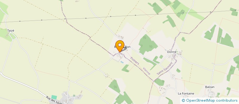 localisation de l'entreprise SCI LE RUCHE  SAINT-SAUVANT