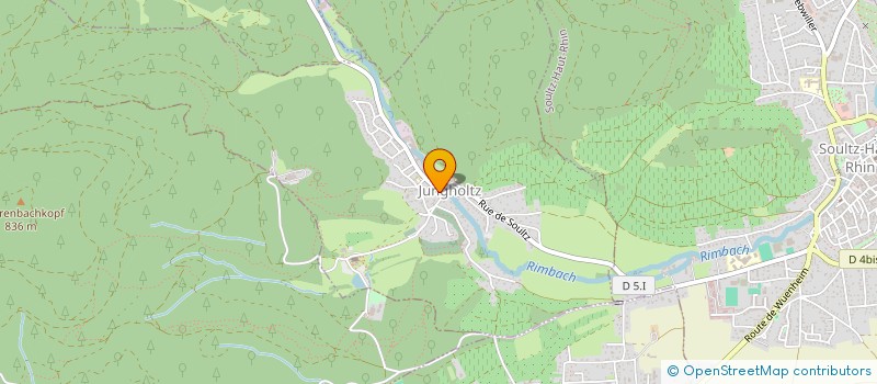 localisation de l'entreprise SCI LE RUCHER  RIMBACHZELL