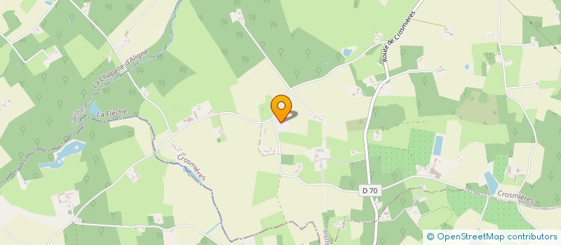 localisation de l'entreprise SCI LE RUCHER BEAU SOLEIL  LA FLECHE