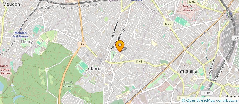 localisation de l'entreprise SCI LE RUCHOT à CLAMART