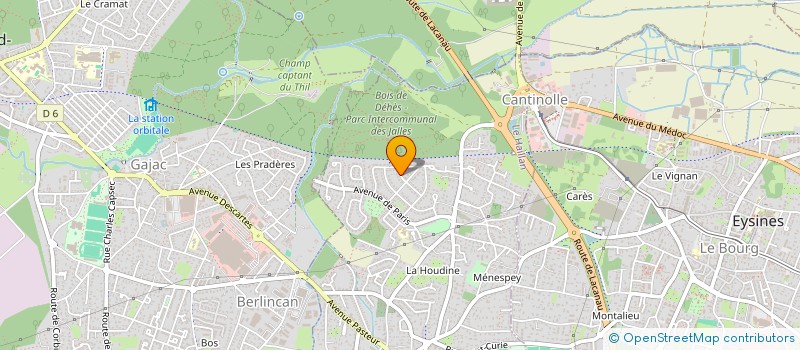 localisation de l'entreprise SCI LE RUEN  LE HAILLAN