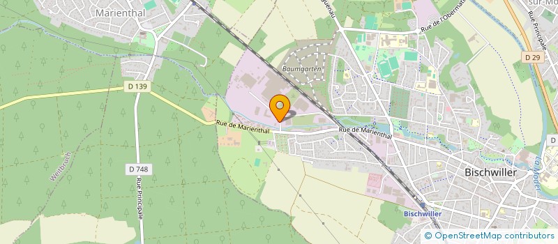 localisation de l'entreprise SCI LE RUISSEAU  BISCHWILLER