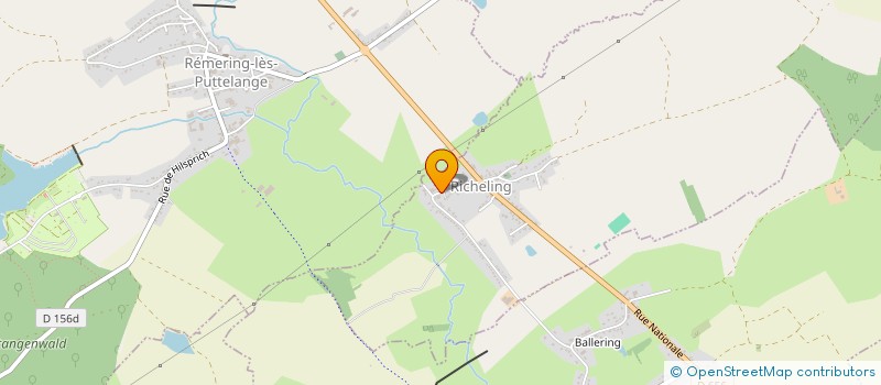 localisation de l'entreprise SCI LE RUISSEAU  RICHELING