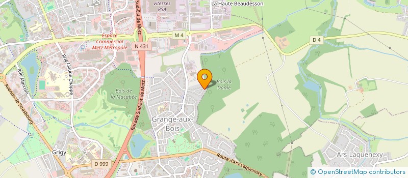 localisation de l'entreprise SCI LE RUISSEAU  METZ