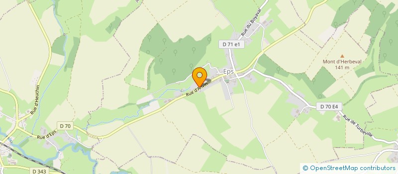 localisation de l'entreprise SCI LE RUISSEAU  EPS