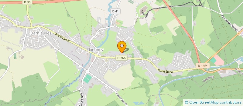 localisation de l'entreprise SCI LE RUISSEAU DES PRES  UXEGNEY