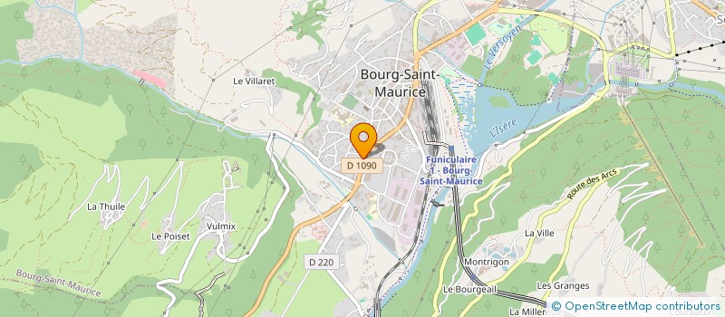 localisation de l'entreprise SCI LE RUITOR à BOURG-SAINT-MAURICE