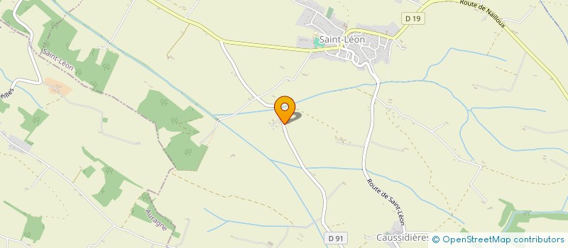 localisation de l'entreprise SCI LE RUMAT  SAINT-LEON