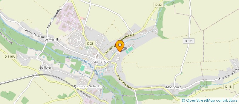 localisation de l'entreprise SCI LE RUSTIQUE à GALLARDON
