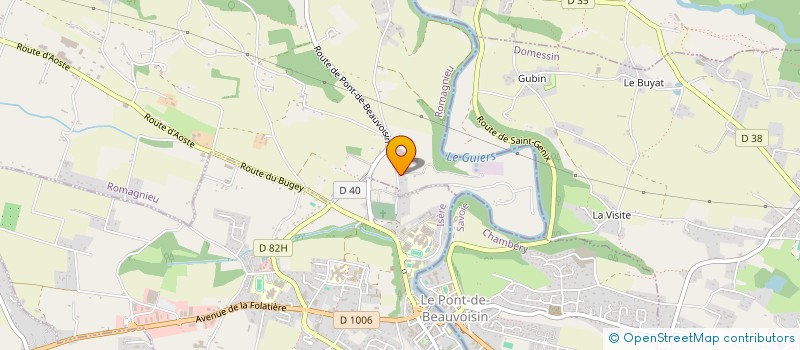 localisation de l'entreprise SCI LE RUTY  ROMAGNIEU