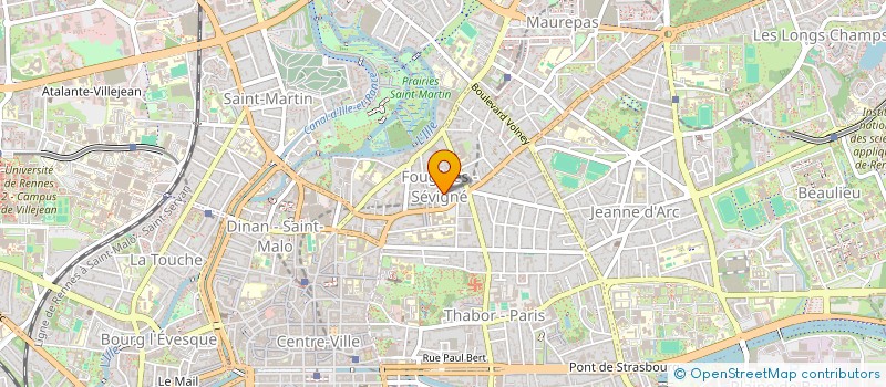 localisation de l'entreprise SCI LE RYAD 30  RENNES