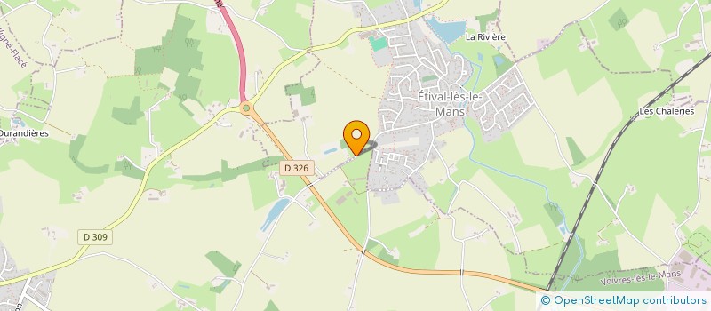 localisation de l'entreprise SCI LE SABLON  ALLONNES