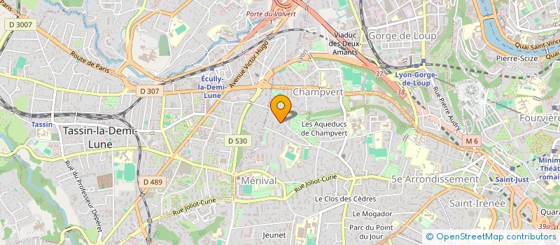 localisation de l'entreprise SCI LE SABLON  LYON