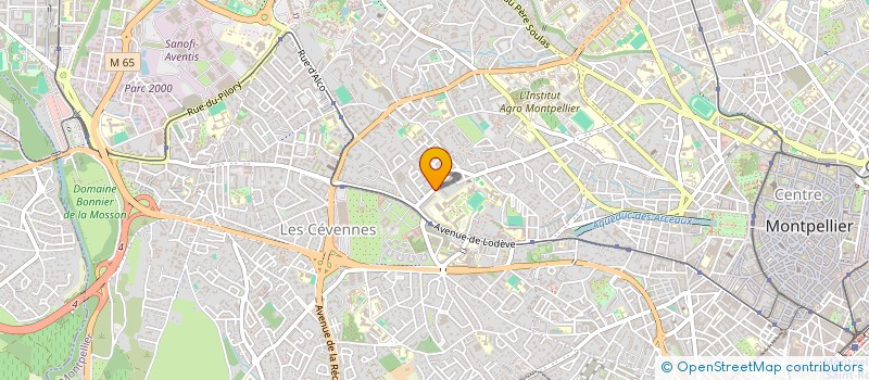 localisation de l'entreprise SCI LE SABLON à MONTPELLIER