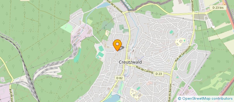 localisation de l'entreprise SCI LE SABLON  CREUTZWALD