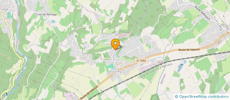 localisation de l'entreprise SCI LE SABOT  VOUREY