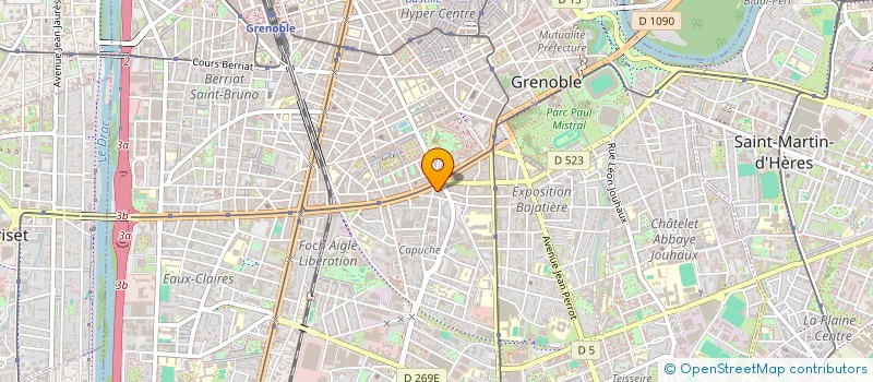 localisation de l'entreprise SCI LE SABRA à GRENOBLE