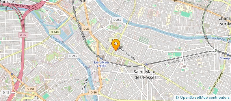 localisation de l'entreprise SCI LE SAFRAN à SAINT-MAUR-DES-FOSSES