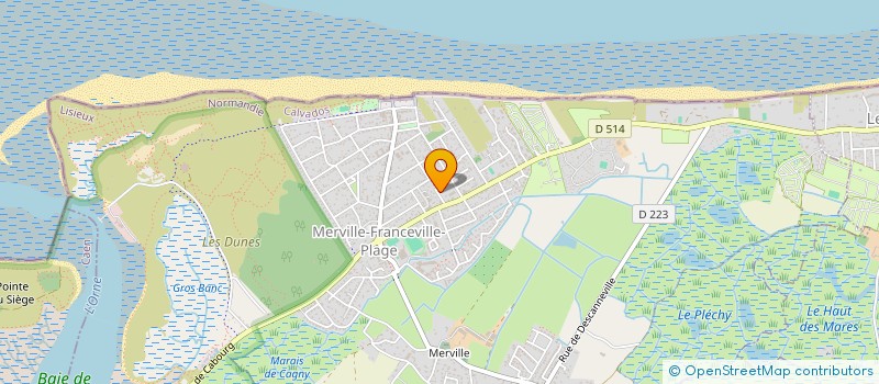 localisation de l'entreprise SCI LE SAGITAIRE à MERVILLE-FRANCEVILLE-PLAGE