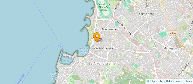 localisation de l'entreprise SCI LE SAGITTAIRE à MARSEILLE