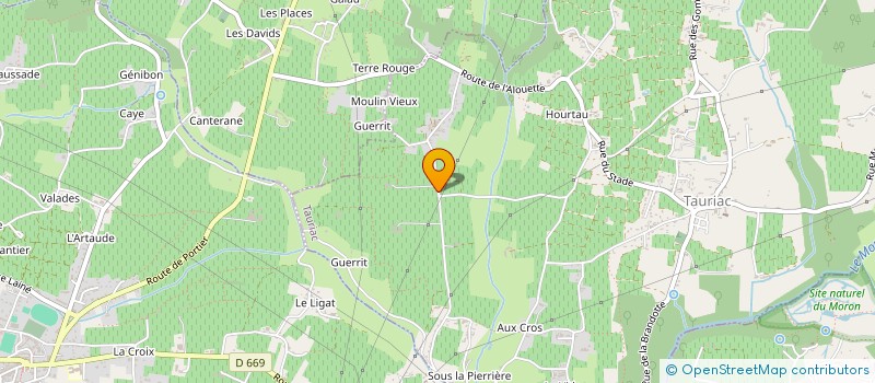 localisation de l'entreprise SCI LE SAGITTAUR  SADIRAC