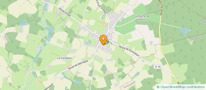 localisation de l'entreprise SCI LE SAINFOIN  REQUEIL