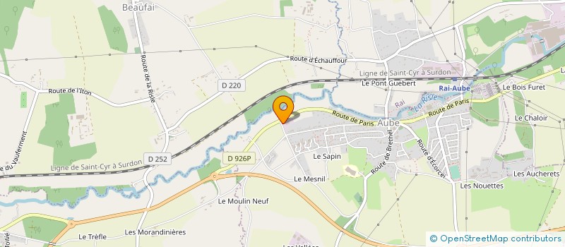 localisation de l'entreprise SCI LE SAINT ESPRIT à AUBE