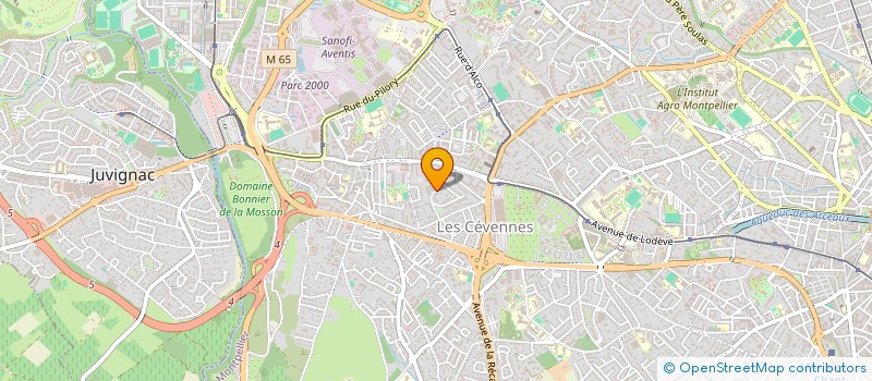 localisation de l'entreprise SCI LE SAINT FRANCOIS II à MONTPELLIER