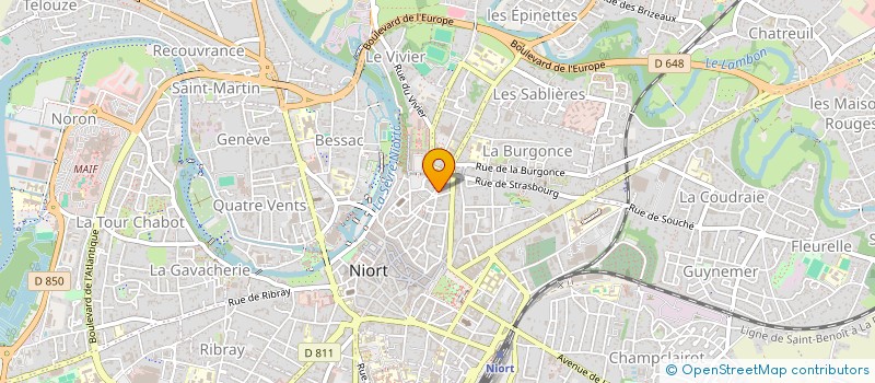 localisation de l'entreprise SCI LE SAINT GELAIS à NIORT