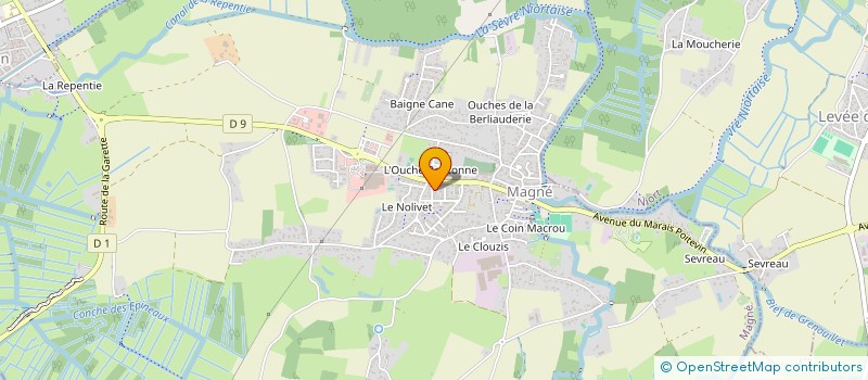 localisation de l'entreprise SCI LE SAINT GERMIER  MAGNE