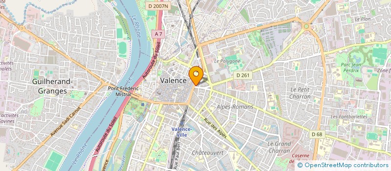 localisation de l'entreprise SCI LE SAINT JAQUES à VALENCE