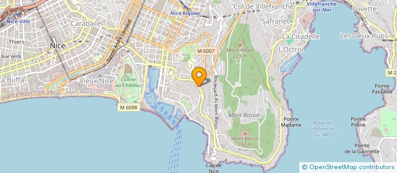 localisation de l'entreprise SCI LE SAINT LOUIS à NICE