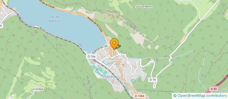 localisation de l'entreprise SCI LE SAINT MICHEL à NANTUA