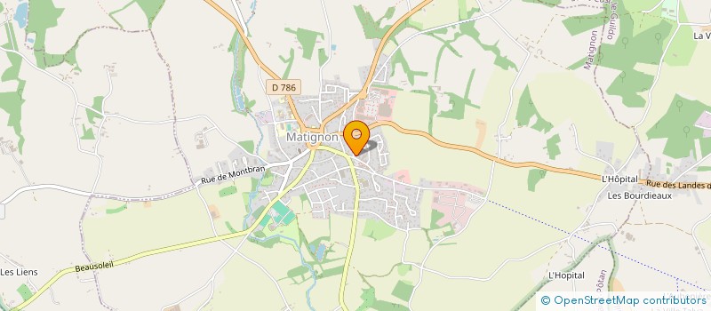 localisation de l'entreprise SCI LE SAINT MICHEL  MATIGNON