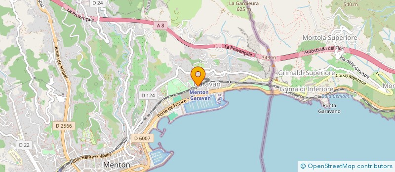 localisation de l'entreprise SCI LE SAINT PIERRE à MENTON