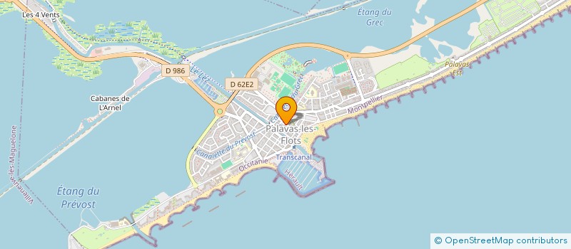 localisation de l'entreprise SCI LE SAINT PIERRE à PALAVAS-LES-FLOTS