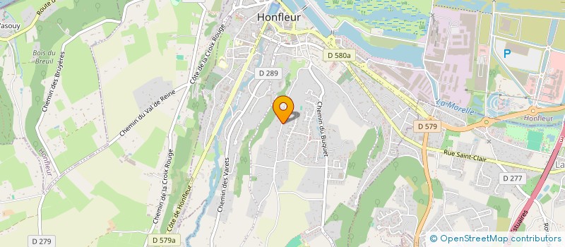 localisation de l'entreprise SCI LE SAINT PIERRE à HONFLEUR