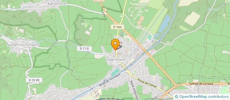 localisation de l'entreprise SCI LE SAINT REMY  INGERSHEIM