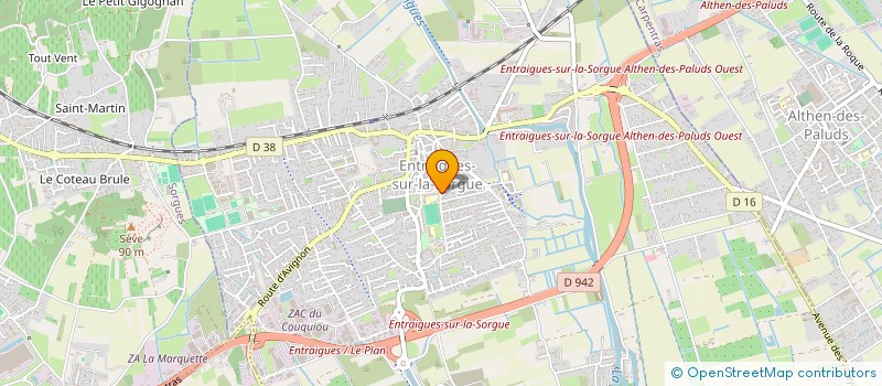 localisation de l'entreprise SCI LE SAINT ROCH  ENTRAIGUES-SUR-LA-SORGUE