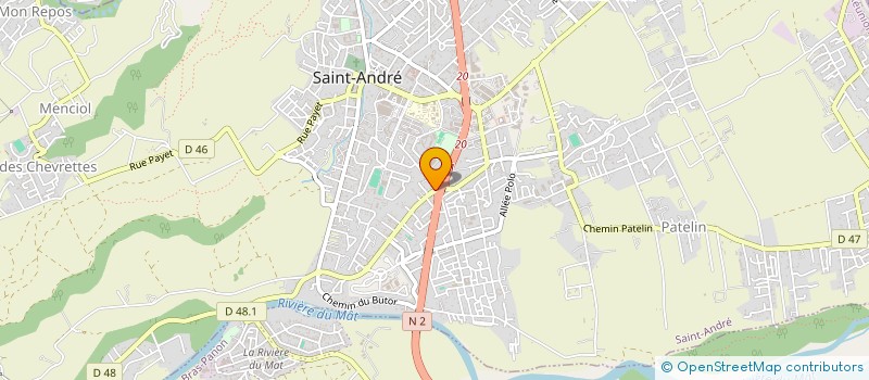 localisation de l'entreprise SCI LE SAINT VIVIEN à SAINT-ANDRE