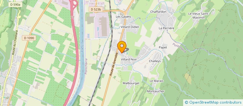 localisation de l'entreprise SCI LE SALEVE  PONTCHARRA