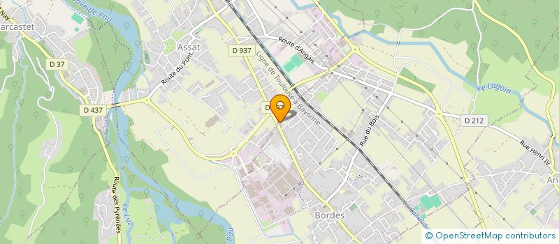 localisation de l'entreprise SCI LE SALIGUAS  BORDES