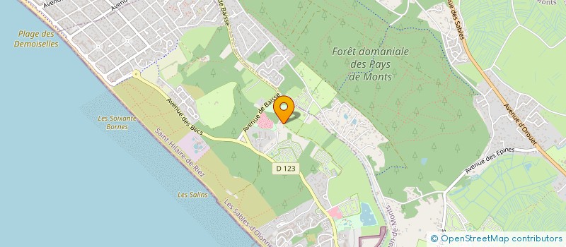 localisation de l'entreprise SCI LE SALIN à SAINT-HILAIRE-DE-RIEZ