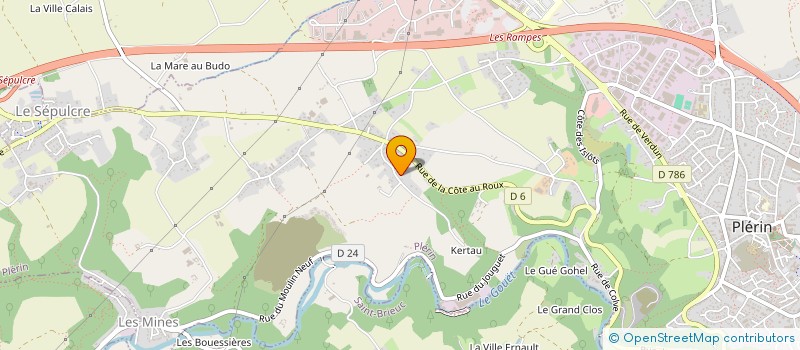 localisation de l'entreprise SCI LE SALON  PLERIN