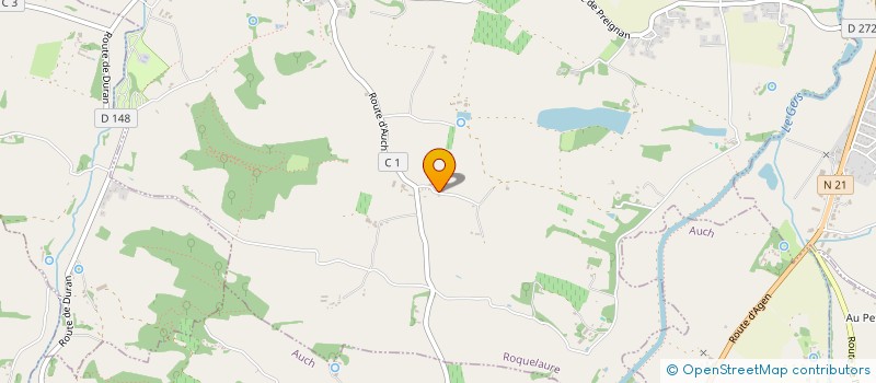 localisation de l'entreprise SCI LE SALON  ROQUELAURE