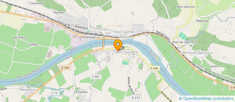 localisation de l'entreprise SCI LE SALTRE  CLERMONT-DESSOUS