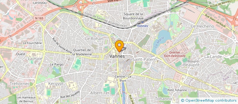 localisation de l'entreprise SCI LE SANCY à VANNES