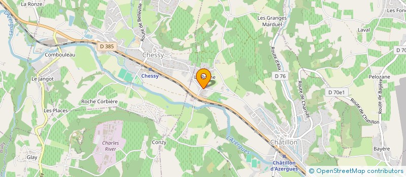 localisation de l'entreprise SCI LE SANDAR  CHATILLON