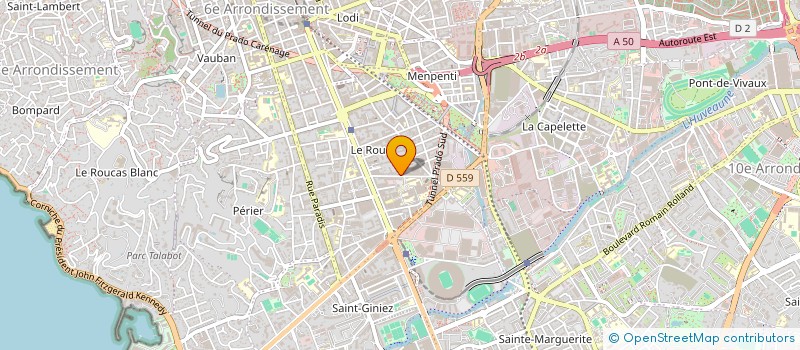localisation de l'entreprise SCI LE SAPEUR à MARSEILLE