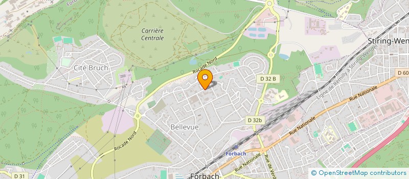localisation de l'entreprise SCI LE SAPHIR à FORBACH